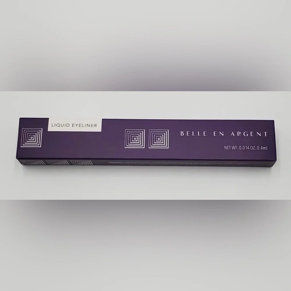 Belle En Argent Fine Print Liquid Liner • Black • NEW